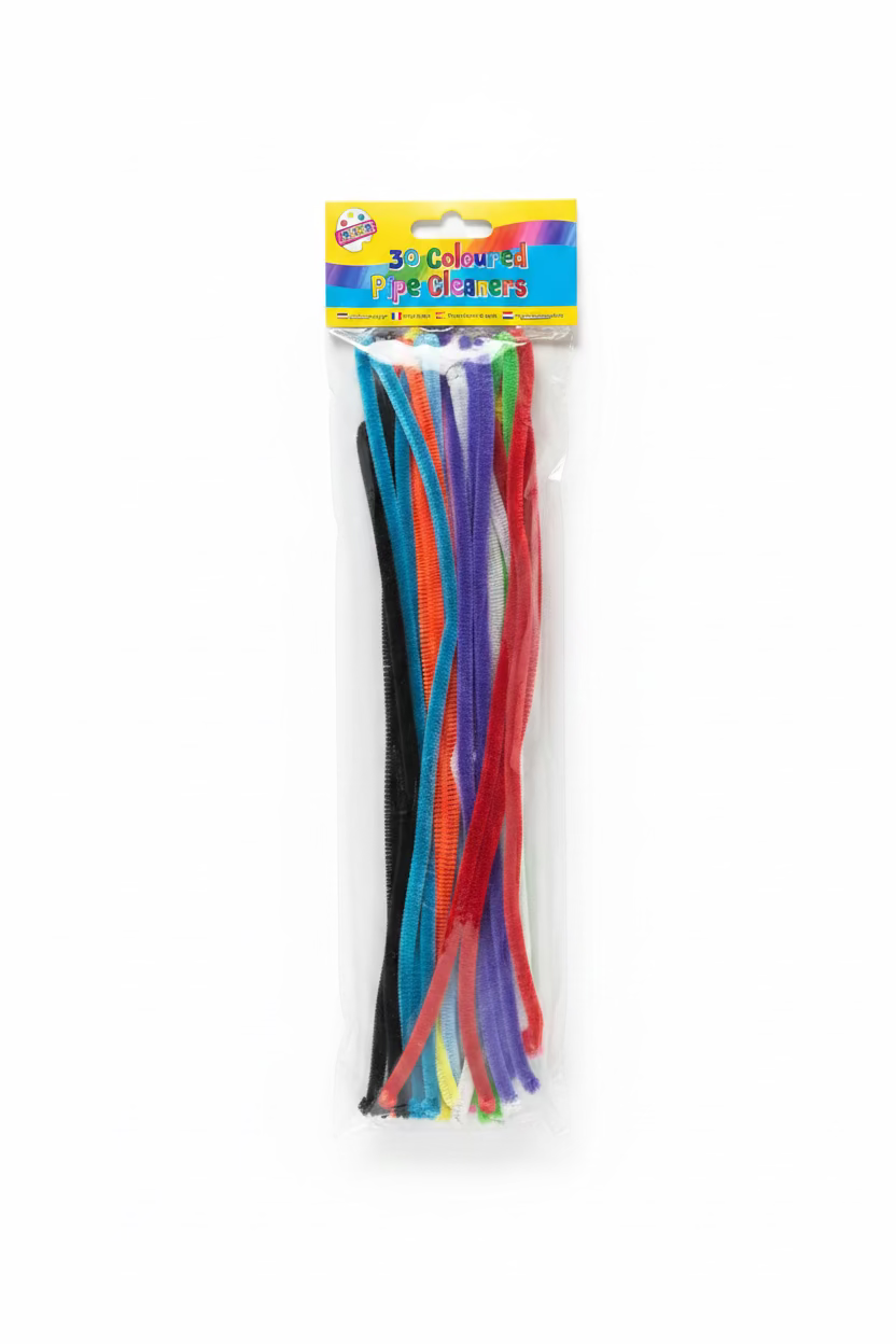 30 COLOURED PIPE CLEANER