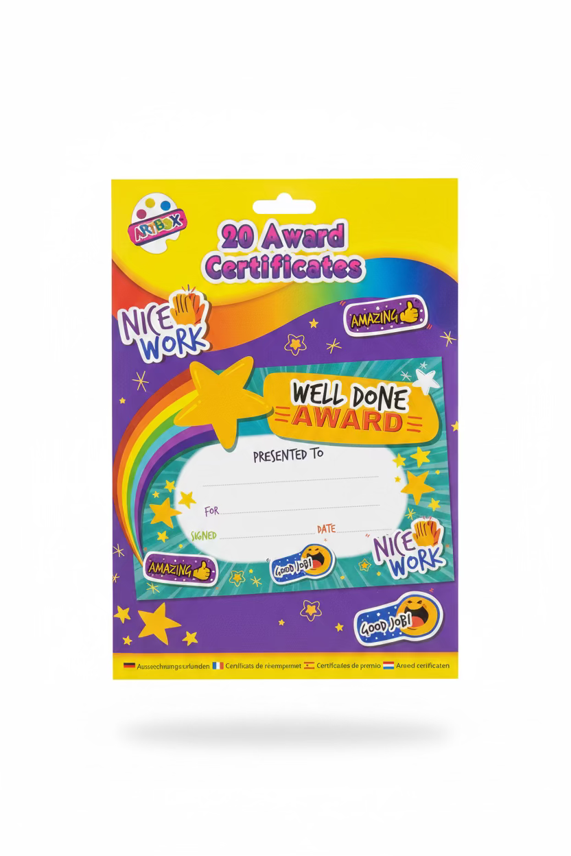 20 AWARD CERTIFICATES