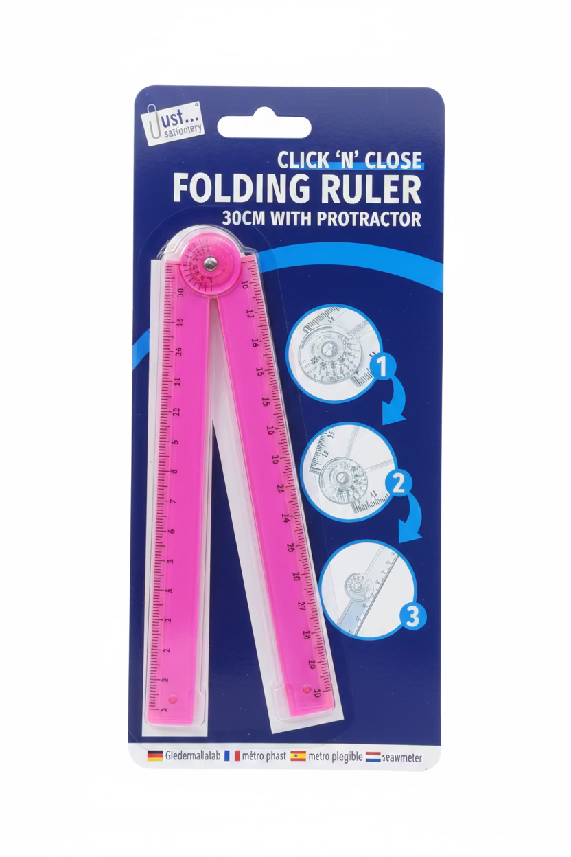 CLICK N CLOSE FOLDING RULER