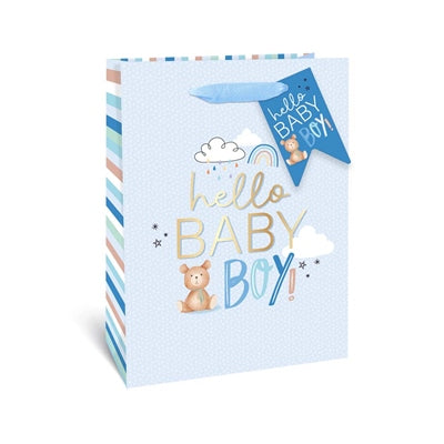 Gift Bag - Baby Boy Design - Large