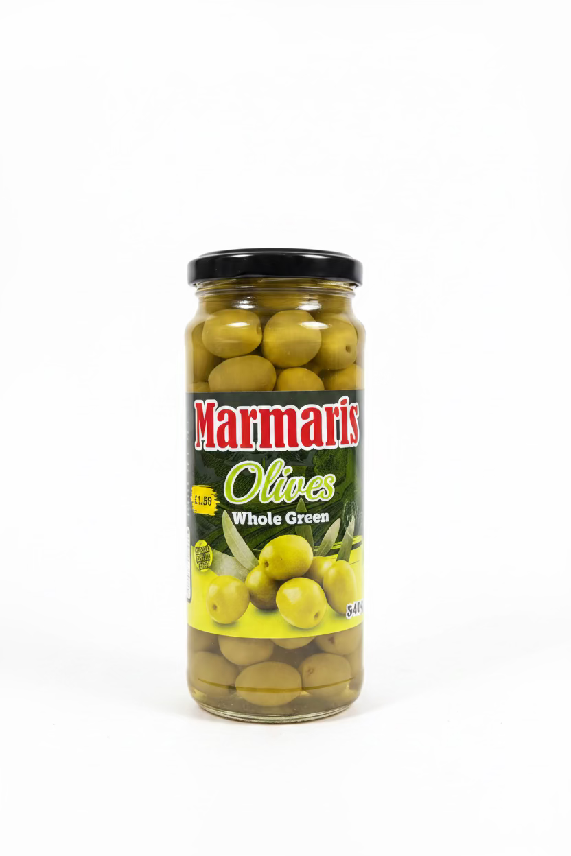 MARMARIS OLIVES WHOLE GREEN 340g