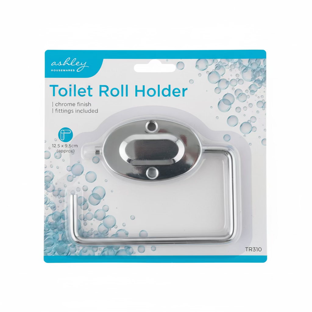 ASHELY TOULET ROLL HOLDER 12.5 x 9.5cm