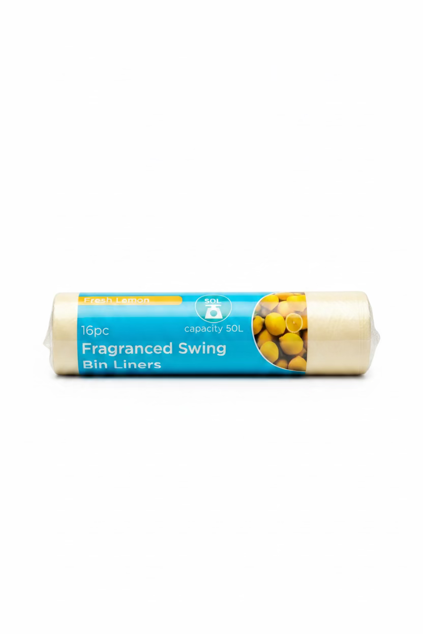 ASHLEY 16pc FRAGRANCED SWING BIN LINERS 50L