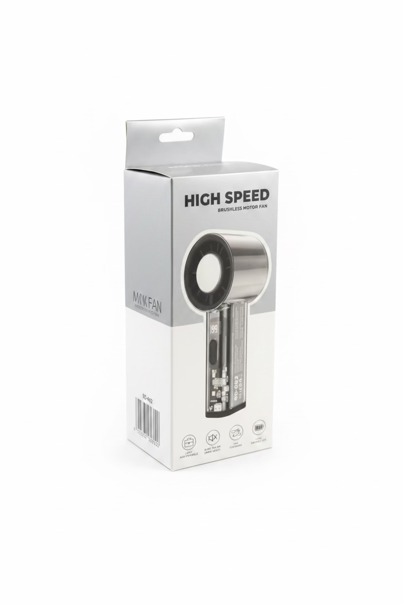 HIGH SPEED BRUSHLESS MOTOR FAN ASSORTED COLOURS