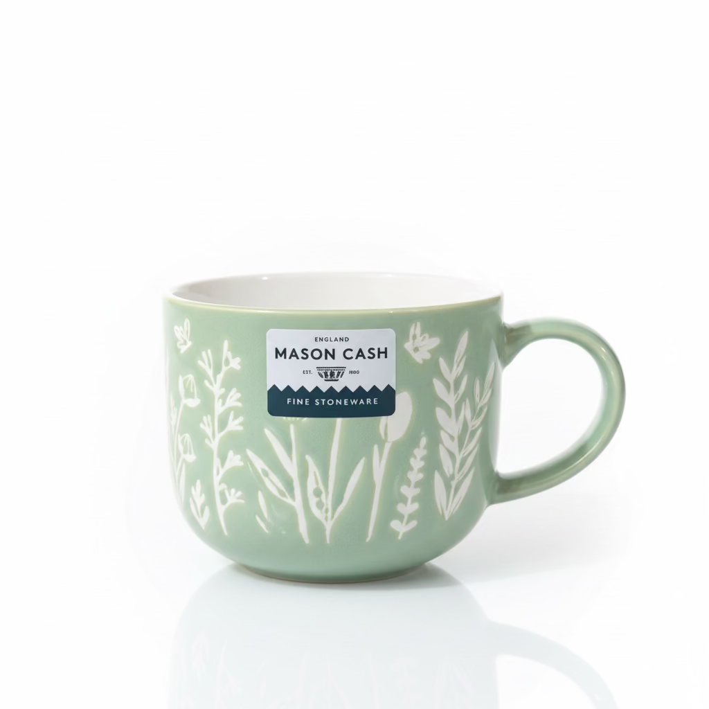 Mason Cash In The Meadow Green Tulip 400ml Mug