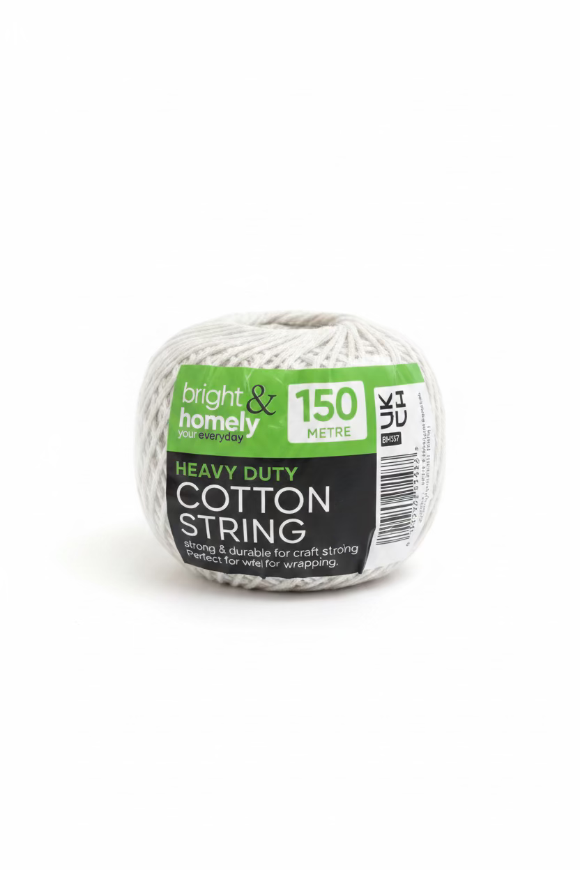 BRIGHT & HOMELY COTTON STRINGS HEAVY DUTY 150m