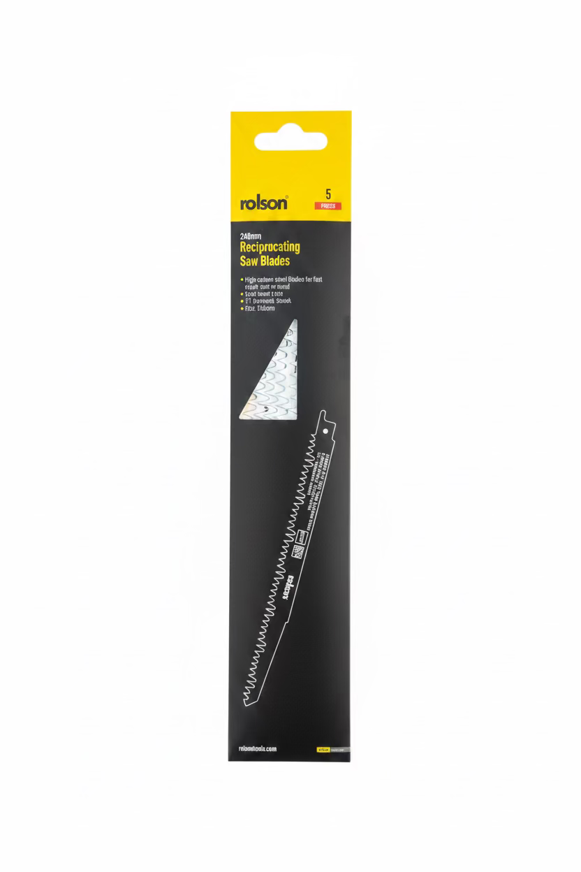 ROLSON 240mm RECIPROCATING SAW BLADES 5 pieces