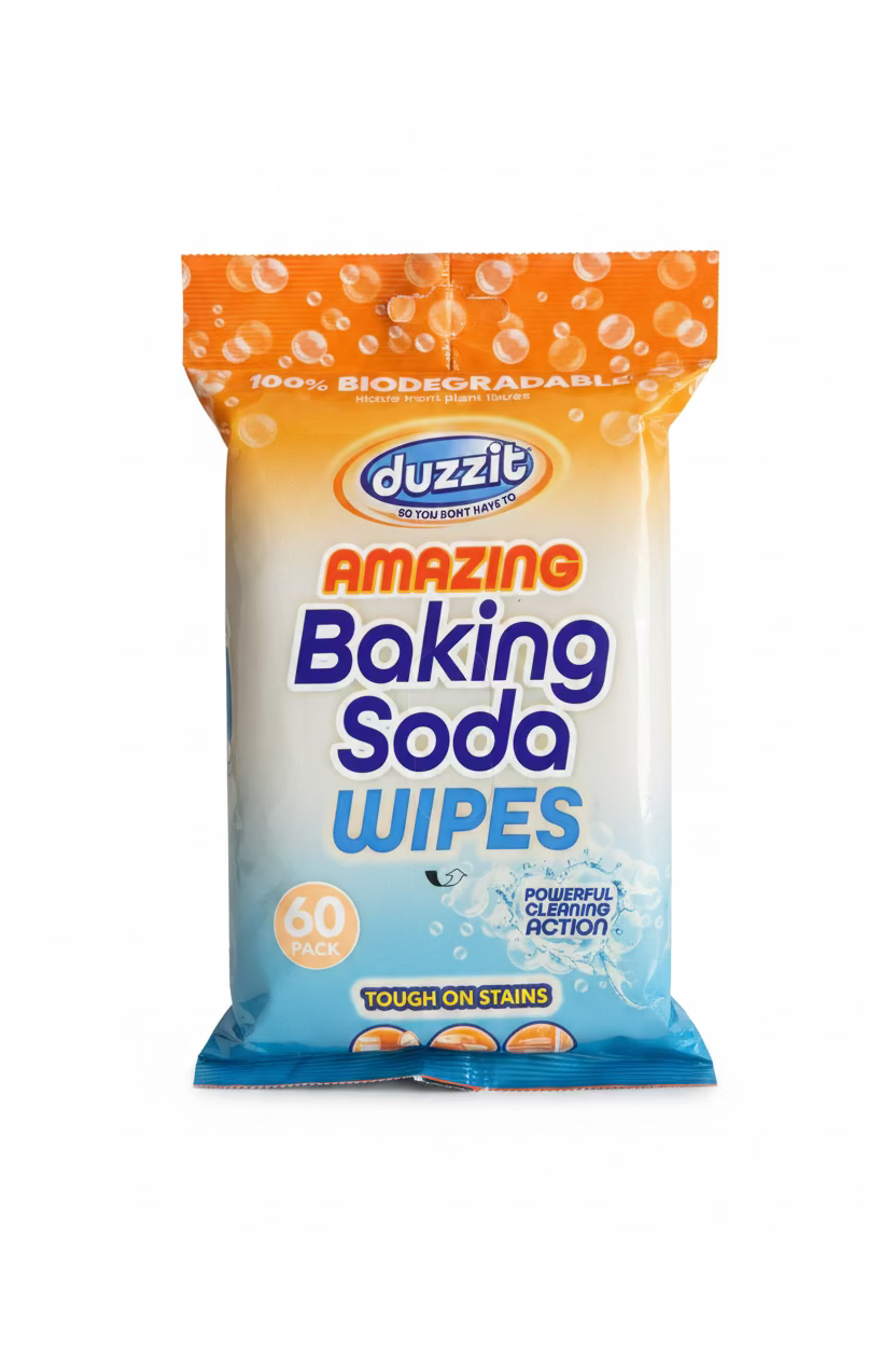 DUZZIT BAKING SODA WIPES 60pk