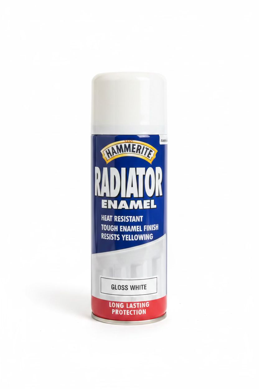 HAMMERITE RADIATOR ENAMEL GLOSS WHITE AERO 400ml