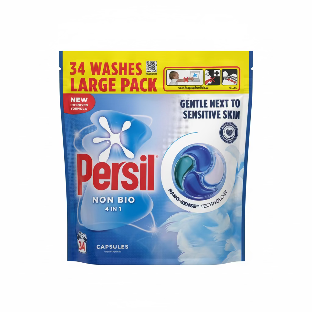 PERSIL NON BIO 4 in 1 CAPSULES 34W