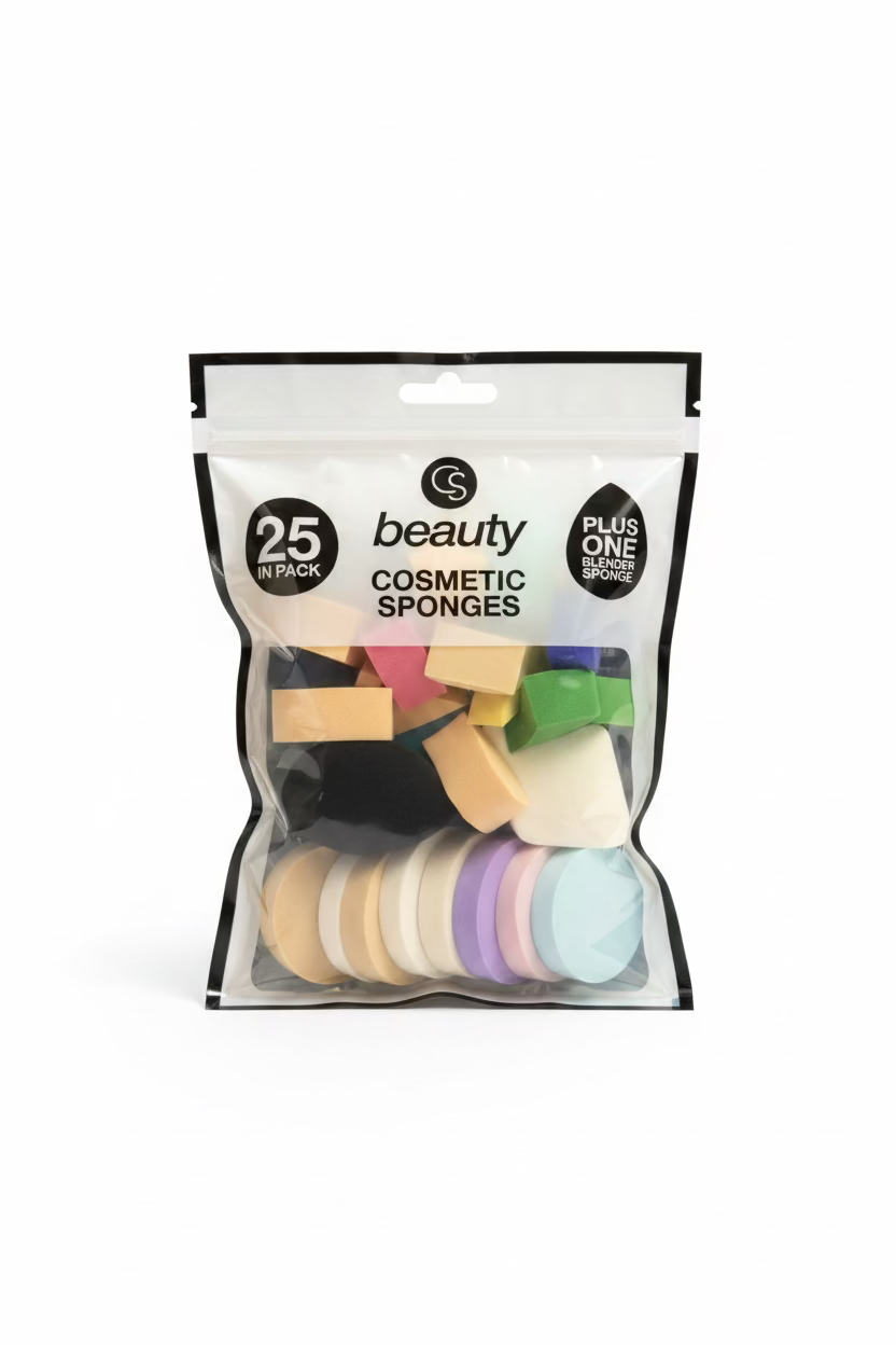 CS BEAUTY 25 COSMETIC SPONGES