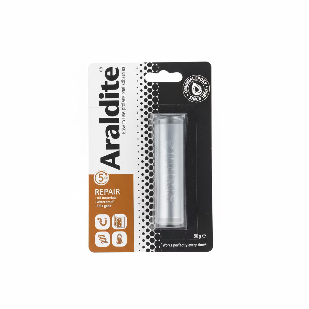 Araldite Repair Putty Adhesive Fills Gaps All Materials Waterproof DIY 50g