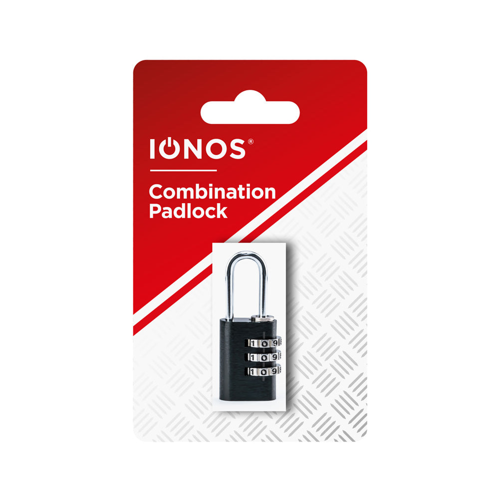 Cadenas à combinaison - Noir - Ionos - 1 pce