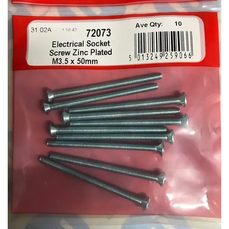 VIS À TÊTE FRAISÉE POUR PRISE ÉLECTRIQUE STARPACK M3.5 X 50MM