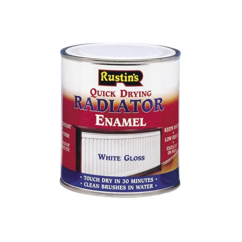RUSTINS ÉMAIL RADIATEUR SÉCHAGE RAPIDE - 250ML BRILLANT