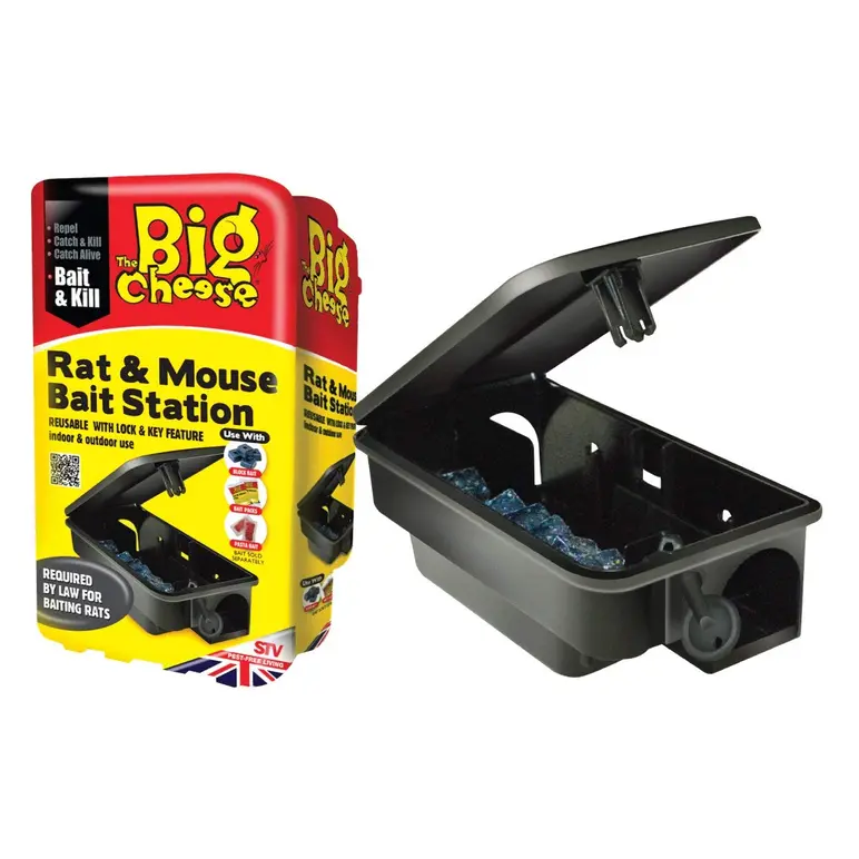 Big Cheese STV179 Rat and Mouse Killer Bait Station 3pc