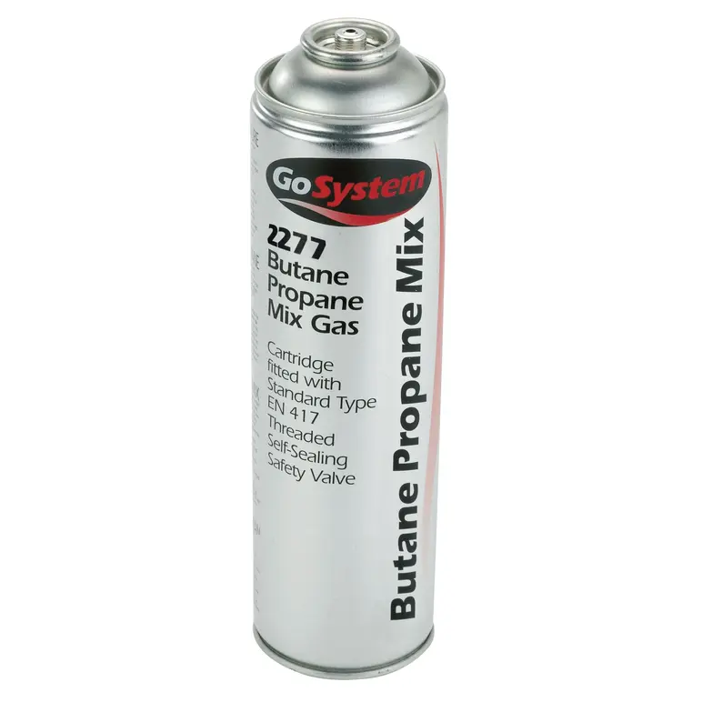 GOSYSTEM 2277 BUTANE PROPANE 70:30 MIX GAS CARTRIDGE 277G 482ML