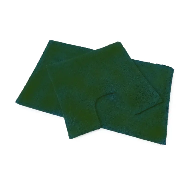 BLUE CANYON 2 PIECES TAPIS DE BAIN ÉMERAUDE 50x80, 50x50