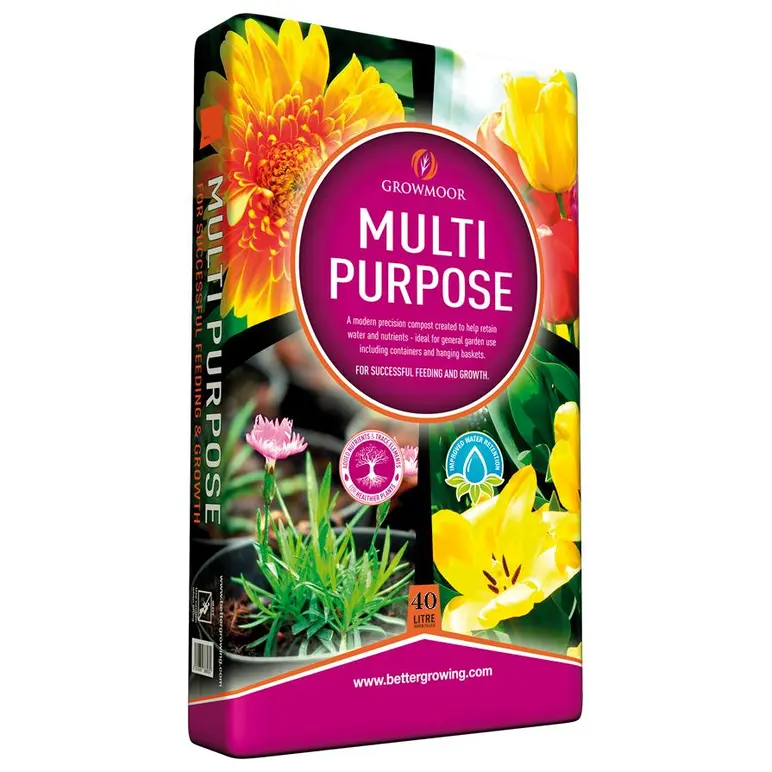 GROWMOOR MULTI PURPOSE COMPOST 40 LITRE