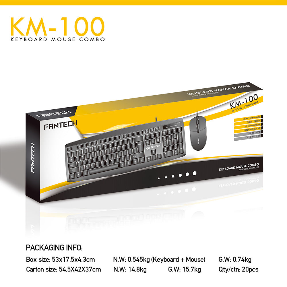 KM - 100 Anansi Keyboard Mouse set