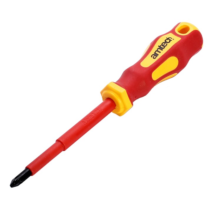 Amtech PZ2 100mm VDE 1000V ELECTRICAL SCREWDRIVER – EN IEC 60900 – 1000V Rated