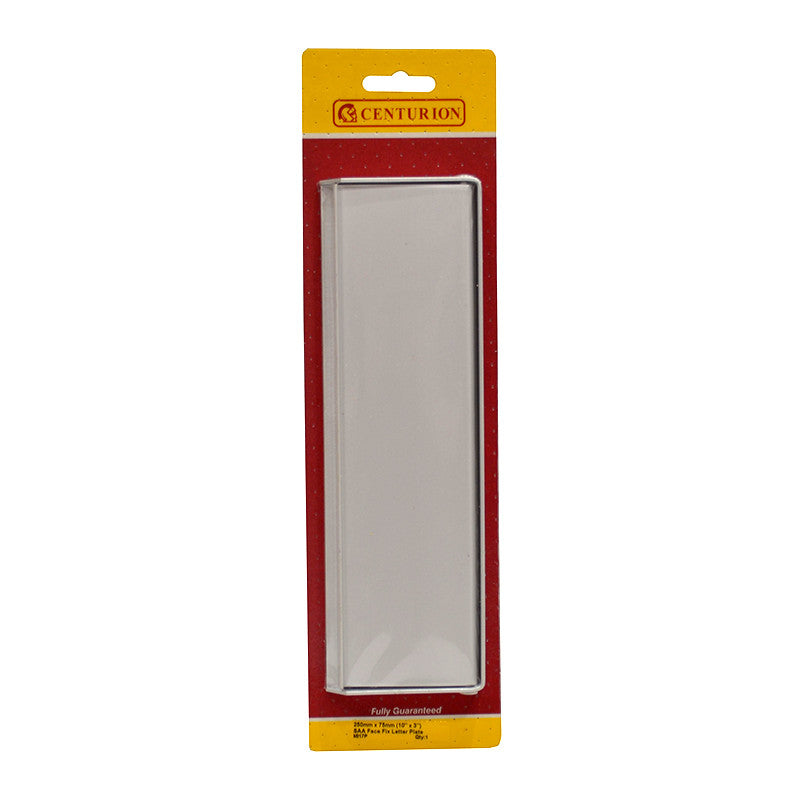 Plaque de boîte aux lettres SAA Face Flx 250 mm x 75 mm