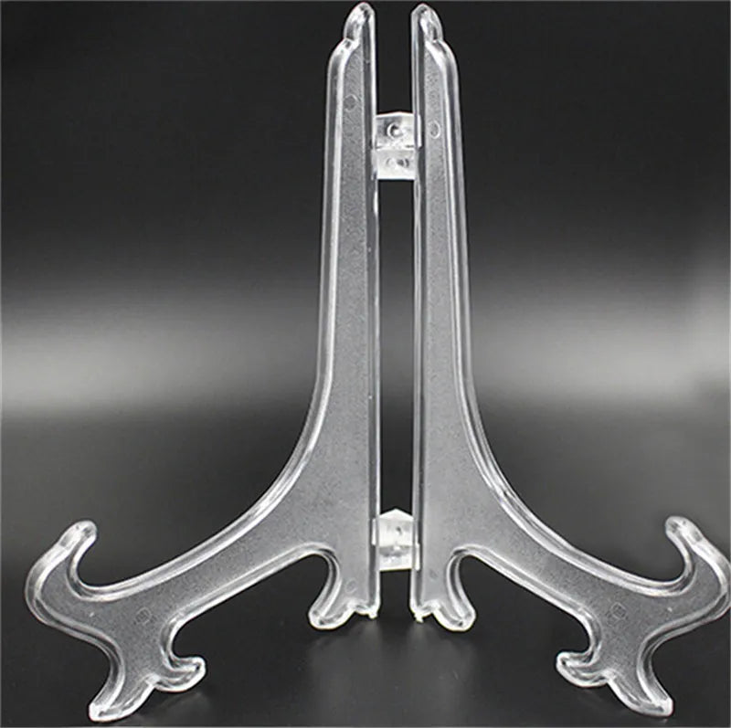 Plate stand clear 250mm - 450mm 10inch-18inch