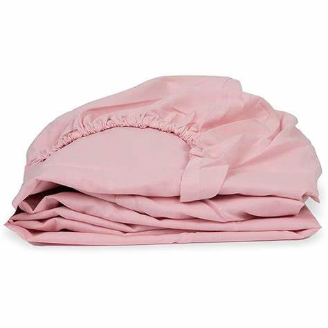 Drap-housse sans repassage Rose clair