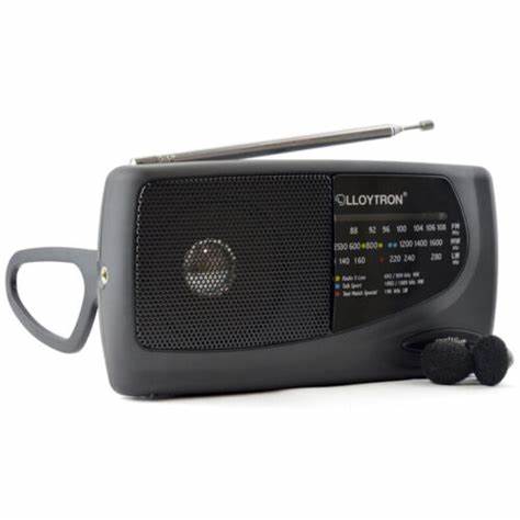 Radio personnelle Lloytron 3 bandes « Sport » avec écouteurs