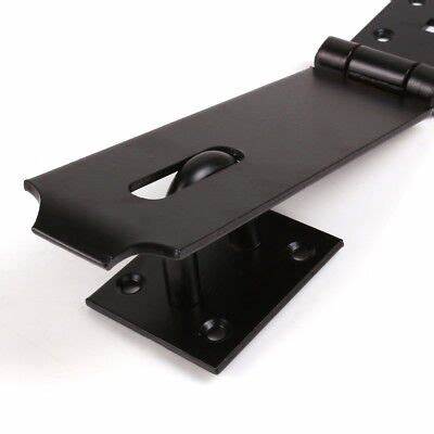 Hasp & Staples, Light Duty, Black Japanned 100mm (4")