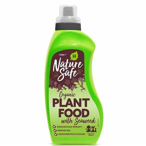 Nature Safe 1 Litre Engrais Végétal Bio Écologique à base d'Algues