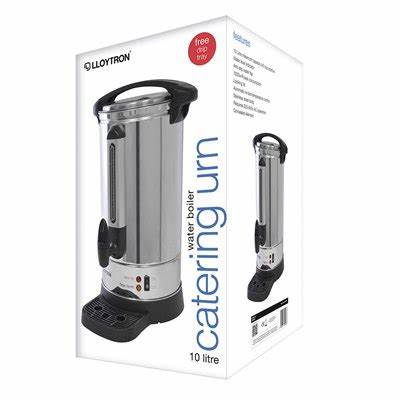 Lloytron Chauffe-eau/Distributeur d'eau en acier inoxydable 10 litres 1500W