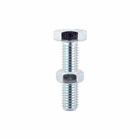 Vis et écrous entièrement filetés à tête hexagonale, BZP M8 X 50mm