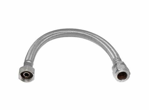 Flexibles de robinetterie tressés, 15mm X 3/4" X 300mm