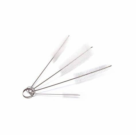 4 brosses de nettoyage pour becs de théière, becs de bouteille, mini brosse de nettoyage pour bouilloire