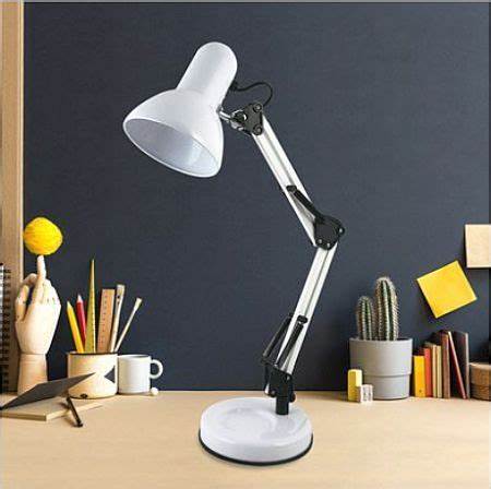 Lampe de bureau Hobby 'Swing Poise' 35w HomeLife - Argent Strato