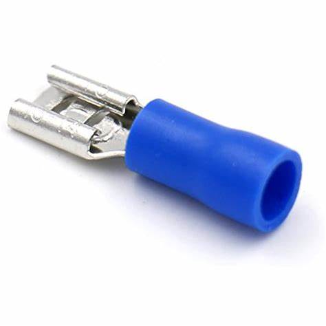 Connecteurs isolés, Femelle bleus, 15 A