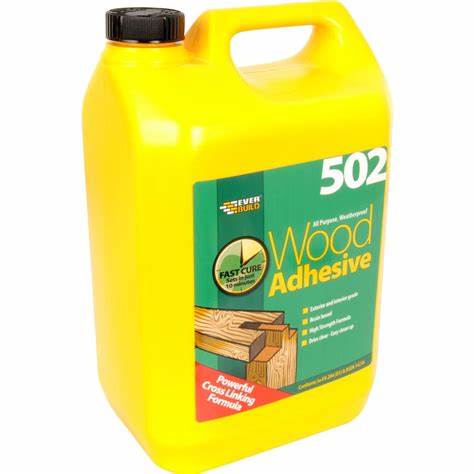 EVERBUILD 502 Adhésif Bois Tout Usage Résistant aux Intempéries
Bidon 5L