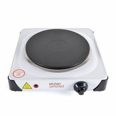 KitchenPerfected Plaque chauffante simple 1500W - Blanc