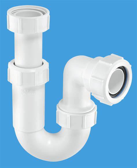 Waste Compression 32mm (1.1/4") X 76mmTraps - 'P' Swivel Trap