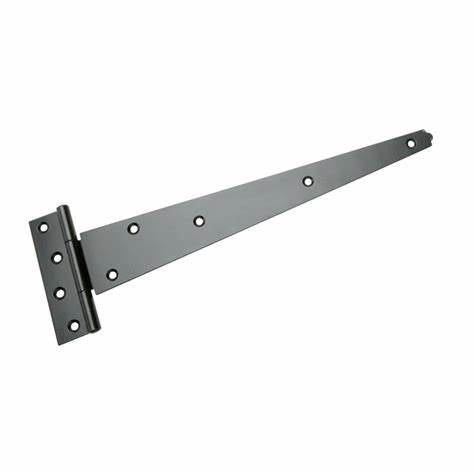 Tee Hinges, Black Japanned Heavy Duty 300mm (12")