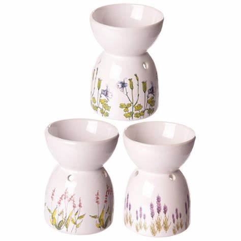 Ceramic Oil and Candle Burner Assorted Design