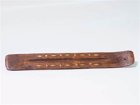 Cendrier d'encens en bois