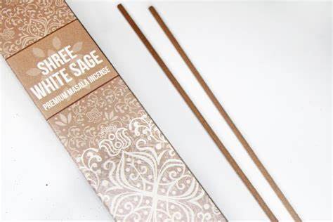 Bâtons d'encens à la sauge blanche Shree