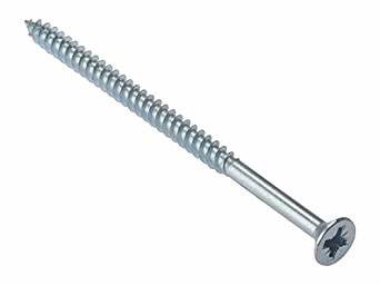 Plasterboard Drywall Screws, Fine Thread Speedrive, Bugle Headed BZP, 4.0 X 75mm (8 X 3)