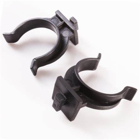 Cabinet Leg Clips, Black Plastic