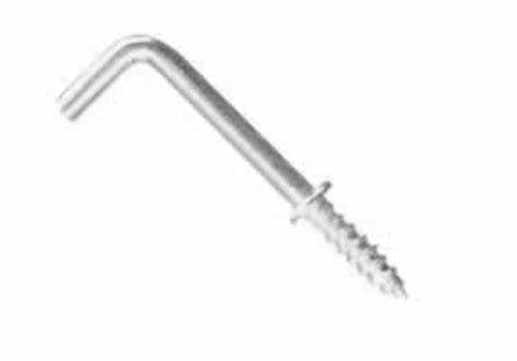 Dresser Hooks, Bright Zinc Plated 25mm