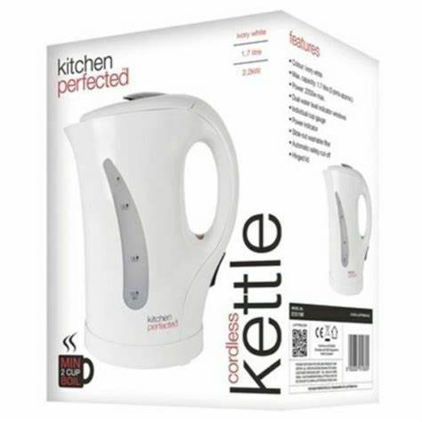 Kitchen Perfected 2Kw 1.7Ltr Cordless Kettle - White