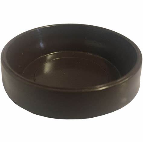 Castor Cups, Large Brown OD 65mm (2.5/8")