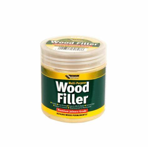 EVERBUILD MULTI PURPOSE WOOD FILLER LIGHT OAK 250ML